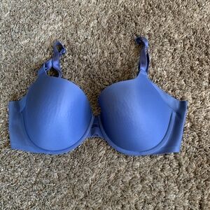 Warners Comfort Underwire T-shirt Bra Dusty Blue Lightly Padded 38C